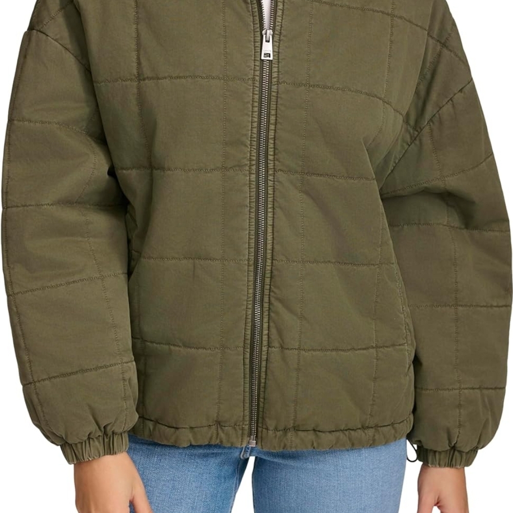 Levi's Green Quilted Puffer Jacket